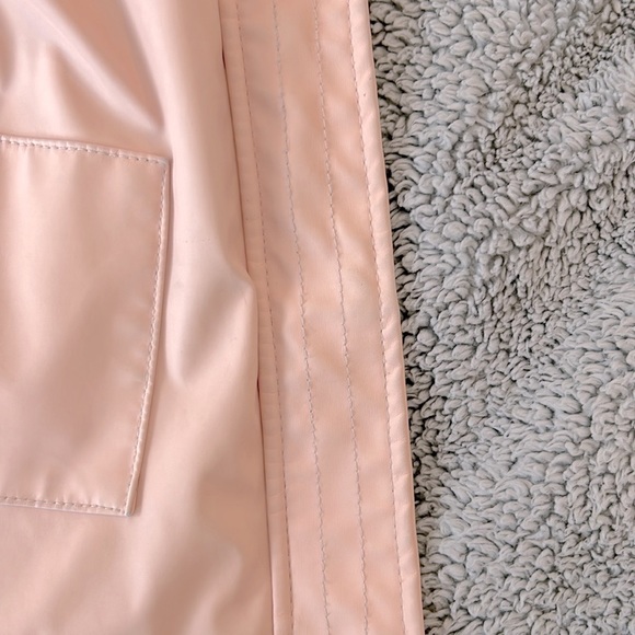 Zara BabyGirl rubberized raincoat with faux fur lining - Picture 7 of 8